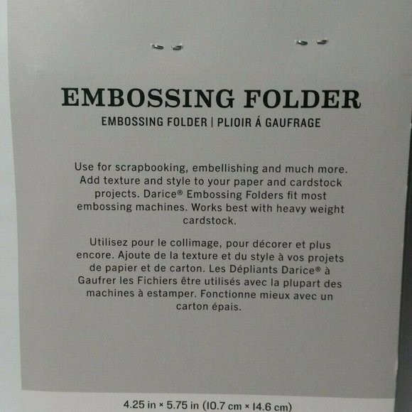 Darice Embossing Folder Mushrooms Scrapbook Paper Crafts Card Making - Picture 4 of 6